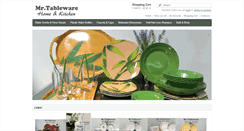 Desktop Screenshot of mrtableware.com