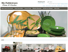 Tablet Screenshot of mrtableware.com